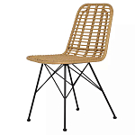 Стул с ротанговым плетением Wicker Stool без подлокотников варинант исполнения - 4 | Loft Concept в Брянске