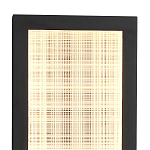 Светодиодное прямоугольное бра из металла черного цвета Lattice Lux варинант исполнения - 6 | Loft Concept в Брянске