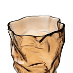 Ваза стеклянная фактурная Crumpled Vase 32 см варинант исполнения - 2 | Loft Concept в Брянске