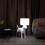 Лампа COLLECTION OF DOGS с абажуром Бультерьер варинант исполнения - 3 | Loft Concept в Брянске