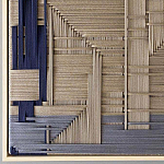 Аксессуар Геометрическая абстракция Figurative Beige Wall Hangings варинант исполнения - 1 | Loft Concept в Брянске