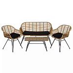 Кушетка плетеная из ротанга Wicker Сouch варинант исполнения - 5 | Loft Concept в Брянске