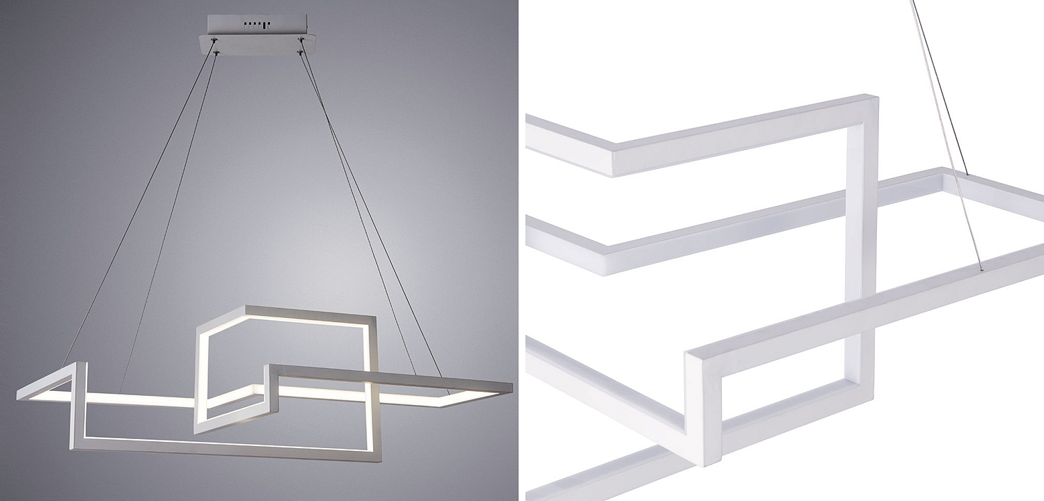 Люстра Esther Geometric White Chandelier II Люстра Esther Geometric White Chandelier II - Loft-Concept в Брянске