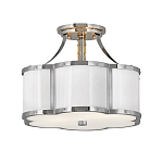 Потолочный светильник с декоративными заклепками Hinkley  варинант исполнения - 11 | Loft Concept в Брянске