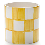 Кашпо из керамики с графическими принтами Brighter варинант исполнения - 5 | Loft Concept в Брянске