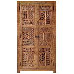 Этнический шкаф с орнаментом резьба из дерева Indian Antique Furniture варинант исполнения - 3 | Loft Concept в Брянске