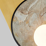 Бра с каменным диском в металлической раме Sandstone Painting варинант исполнения - 2 | Loft Concept в Брянске