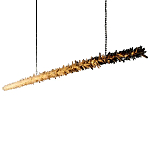 Люстра линейная светодиодная из необработанных кристаллов Mountain Comet варинант исполнения - 5 | Loft Concept в Брянске