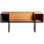 Дизайнерская скамейка  Canton  Beech and Black Bench варинант исполнения - 1 | Loft Concept в Брянске