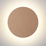 Бра круглое натуральная Пробка Natural Cork варинант исполнения - 3 | Loft Concept в Брянске