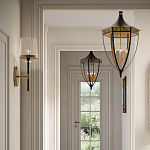 Подвесной светильник в форме фонаря чёрного цвета Black Lantern варинант исполнения - 3 | Loft Concept в Брянске