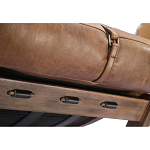 Двухместный диван Duncan винтажная коричневая кожа варинант исполнения - 3 | Loft Concept в Брянске