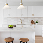 Подвесной светильник с белым стеклянным конусным плафоном Alora Mood варинант исполнения - 13 | Loft Concept в Брянске