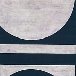 Обои ручная роспись в стиле Арт-деко Assemblage Aluminium Leaf with désargenter pearlescent antiquing варинант исполнения - 2 | Loft Concept в Брянске