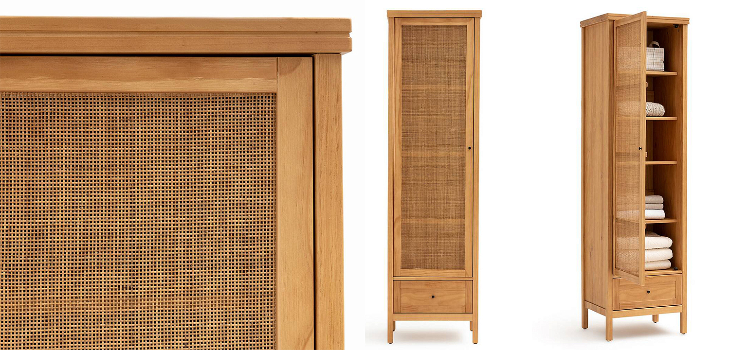 Шкаф Niels Wicker Cupboard Шкаф Niels Wicker Cupboard - Loft-Concept в Брянске