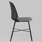 Стул из прочного пластика на металлическом основании Anora Black варинант исполнения - 3 | Loft Concept в Брянске