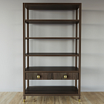 Стеллаж с двумя ящиками Elsa Dreams Walnut варинант исполнения - 4 | Loft Concept в Брянске