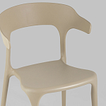 Бежевый стул из прочного PP-пластика JORIS варинант исполнения - 7 | Loft Concept в Брянске
