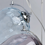 Люстра каскадная с 9-ю разноцветными стеклянными плафонами Kaleido варинант исполнения - 11 | Loft Concept в Брянске