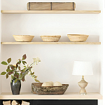 Настольная лампа деревянная с белым абажуром Wooden Table Lamp варинант исполнения - 6 | Loft Concept в Брянске