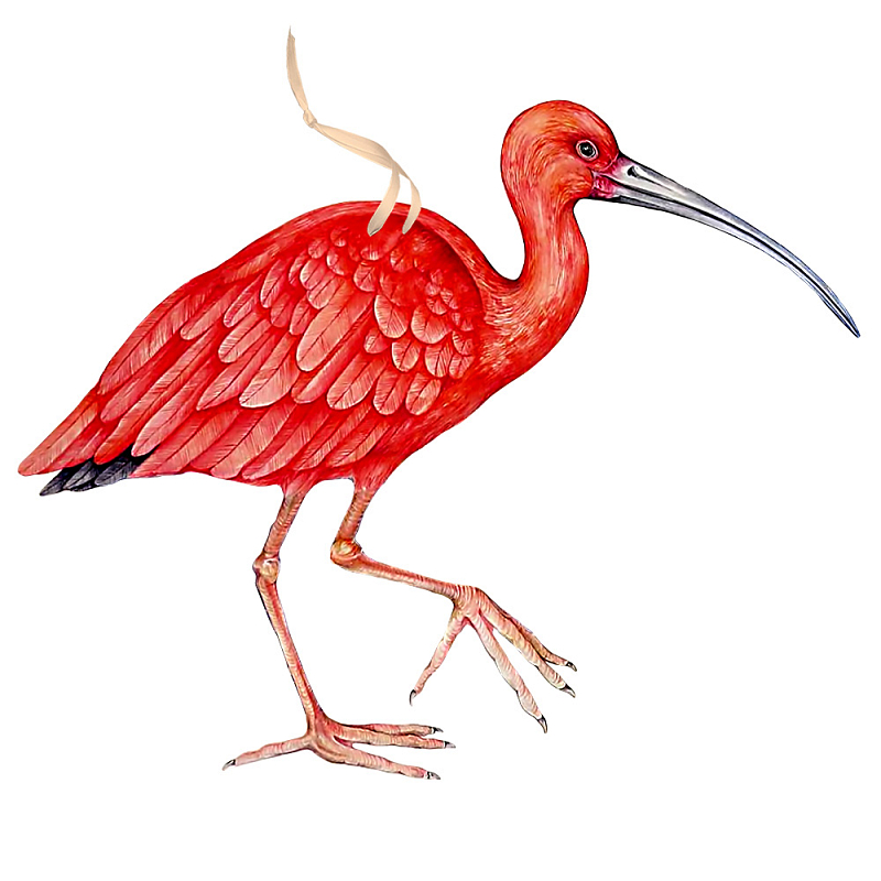 Арт-объект Scarlet Ibis Красный Арт-объект Scarlet Ibis Красный в Брянске | Loft Concept
