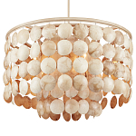 Люстра с каскадом из круглых декоративных элементов Texture Discs варинант исполнения - 2 | Loft Concept в Брянске