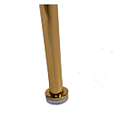 Стул велюровый хаки на золотистых металлических ножках Vendramin Chair варинант исполнения - 6 | Loft Concept в Брянске