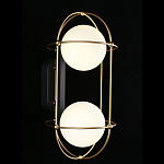 Бра настенное с 2 белыми плафонами Karina варинант исполнения - 2 | Loft Concept в Брянске