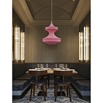 Подвесной вязаный розовый светильник «Моника» варинант исполнения - 2 | Loft Concept в Брянске