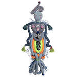 Кукла из одежды и павлопосадских платков Rusalka Blue Jeans 2 варинант исполнения - 1 | Loft Concept в Брянске