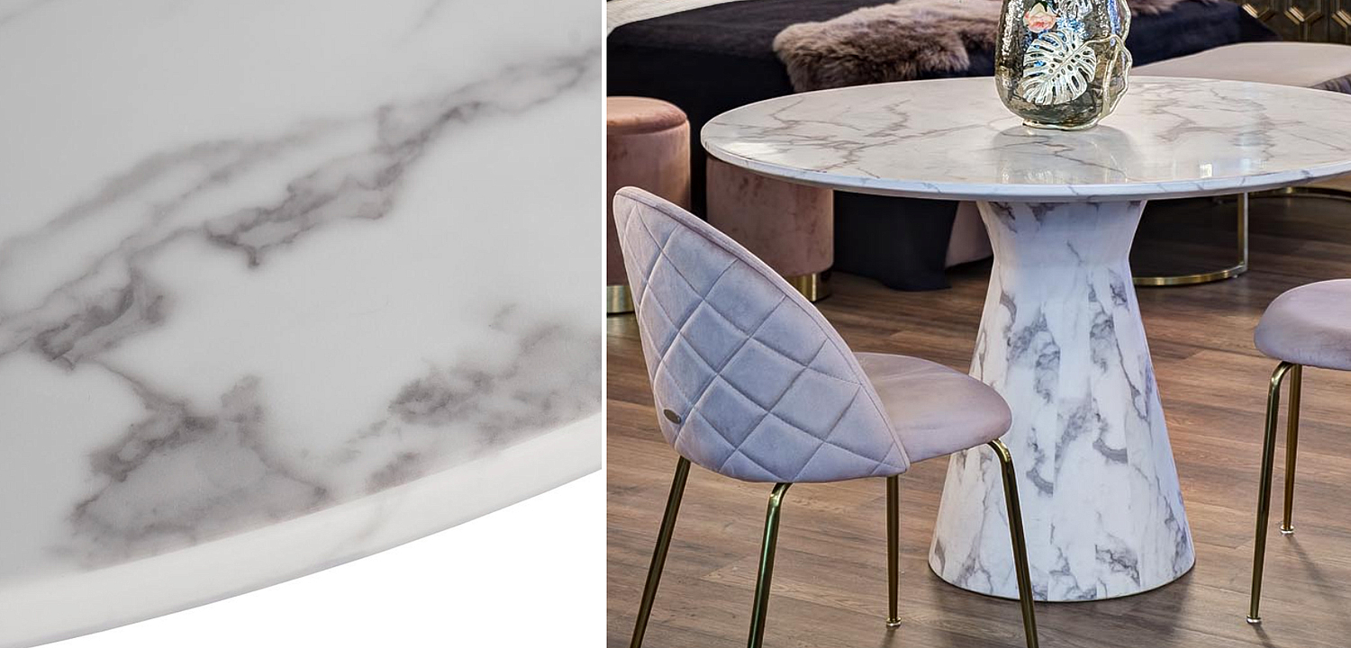 Обеденный стол Adongo White Обеденный стол Adongo White - Loft-Concept в Брянске