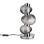 Настольная лампа с 3-мя рифлеными стеклянными шарами Marcelh Light варинант исполнения - 5 | Loft Concept в Брянске