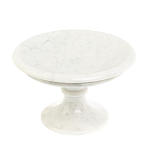 Фруктовница средняя из натурального камня Мрамор Белый Natural Stone Fruit Bowls варинант исполнения - 2 | Loft Concept в Брянске