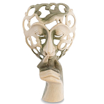 Маска ручной работы деревянная резная Beauty Mask варинант исполнения - 1 | Loft Concept в Брянске