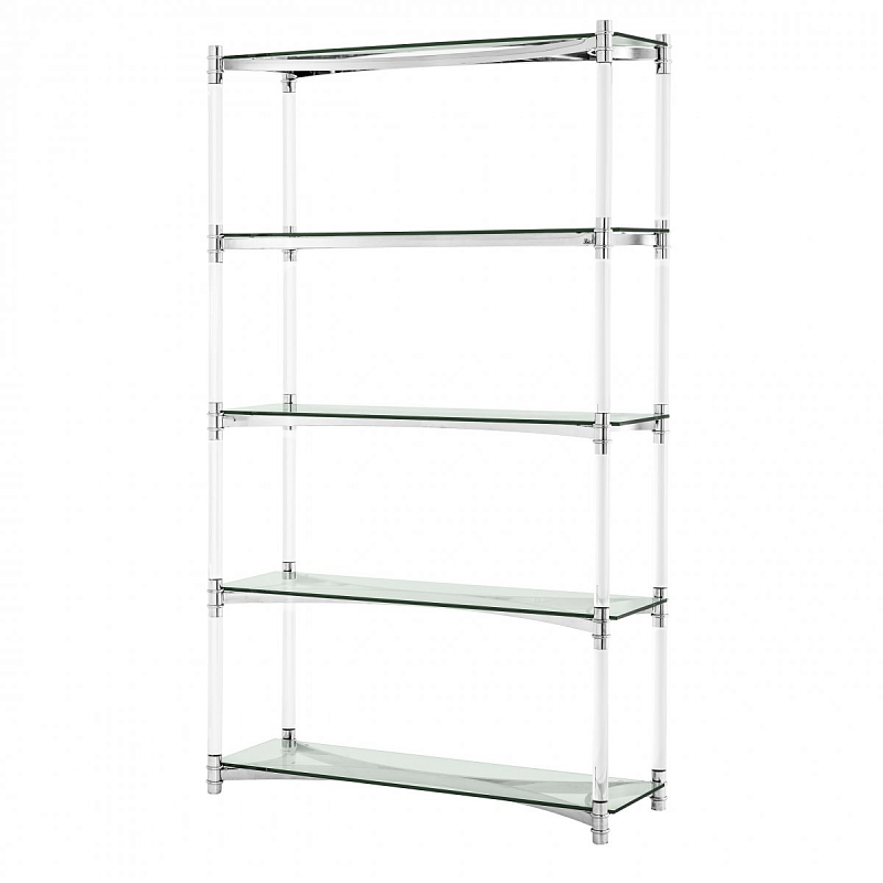 Стеллаж Eichholtz Cabinet Trento Stainless Steel Нержавеющая сталь Прозрачное Стекло Стеллаж Eichholtz Cabinet Trento Stainless Steel Нержавеющая сталь Прозрачное Стекло в Брянске | Loft Concept