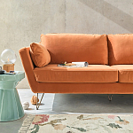 Приставной стол из керамики Manufacto Gray-green варинант исполнения - 5 | Loft Concept в Брянске