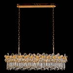 Люстра с декоративными элементами в виде крупных хрустальных цветов Palace Gardens варинант исполнения - 2 | Loft Concept в Брянске