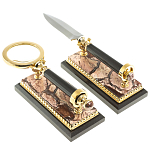 Настольный письменный набор из яшмы Manager Organizer варинант исполнения - 9 | Loft Concept в Брянске