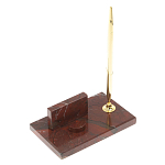 Подставка для телефона с ручкой из натурального камня креноид Natural Stone Stand варинант исполнения - 1 | Loft Concept в Брянске