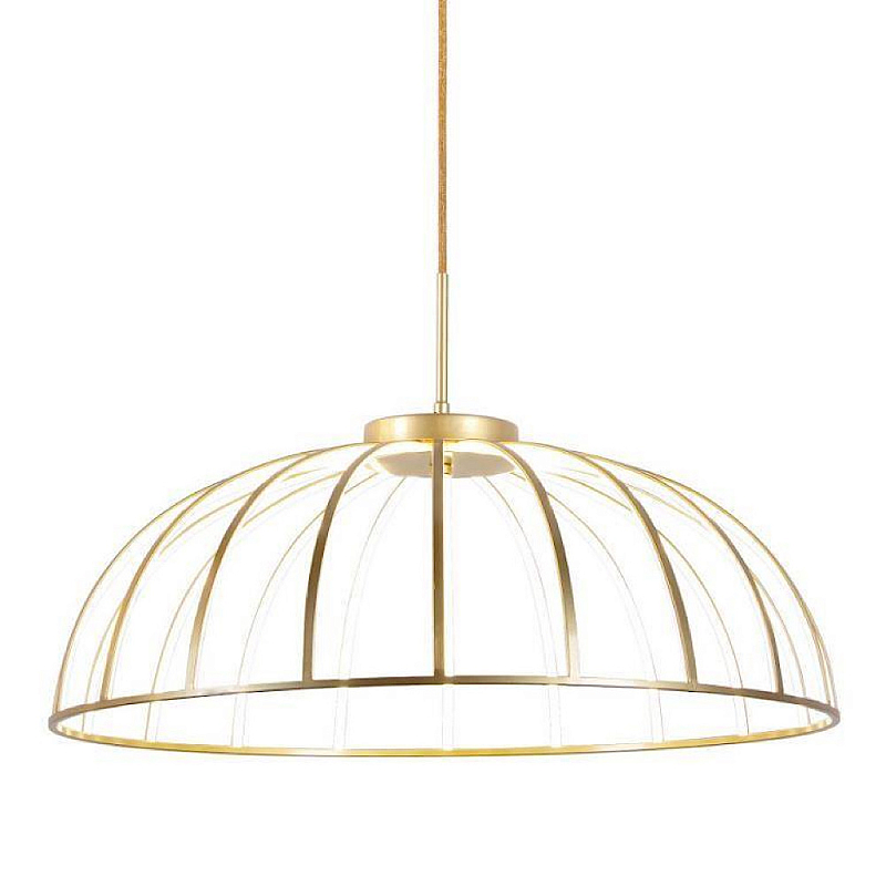 Подвесной светильник Brass Modern FRITURE VERTIGO PENDANT  Матовая латунь Белый в Брянске | Loft Concept 