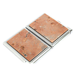 Портсигар с газовой зажигалкой из натурального камня Пегматит Stone Cigarettes Cases варинант исполнения - 5 | Loft Concept в Брянске