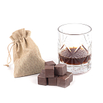 Камни для охлаждения виски из красного лемезита Natural Stone Cube варинант исполнения - 6 | Loft Concept в Брянске