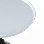 Кофейный столик с круглой столешницей и мраморным основанием Steel Reliability варинант исполнения - 4 | Loft Concept в Брянске