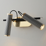 Бра с двумя цилиндрическими плафонами на магнитном креплении Bronze Concert варинант исполнения - 1 | Loft Concept в Брянске