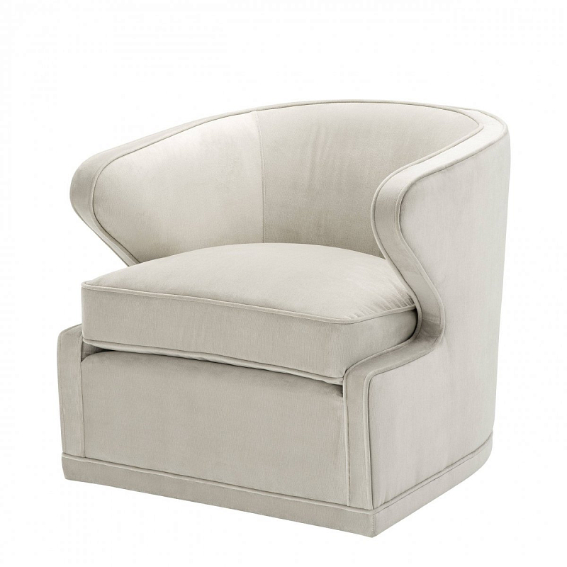Кресло Eichholtz Chair Dorset Pebble Grey Белый Кресло Eichholtz Chair Dorset Pebble Grey Белый в Брянске | Loft Concept