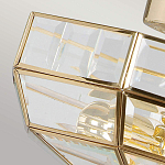 Потолочный светильник шестигранной формы с прозрачными стеклянным плафоном Elstead Lighting варинант исполнения - 12 | Loft Concept в Брянске