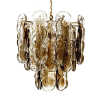 Люстра из круглых стеклянных элементов Vienna варинант исполнения - 1 | Loft Concept в Брянске