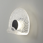 Бра из текстурированного прозрачного стекла с изогнутым краем Textured Glass  варинант исполнения - 2 | Loft Concept в Брянске