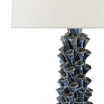 Настольная лампа с корпусом из цветков колокольчика Cascade of Blue Flowers варинант исполнения - 1 | Loft Concept в Брянске