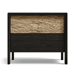 Тумба 2 ящика с подсветкой на рельефном фасаде Warm Industrial варинант исполнения - 1 | Loft Concept в Брянске